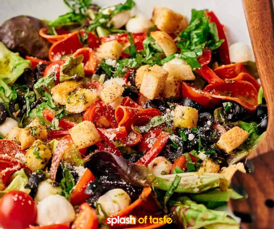 Pizza Salad: Customize Your Favorite Toppings for a Lighter Meal